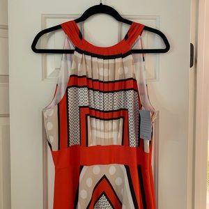 Eliza J Scarf Print Maxi Dress